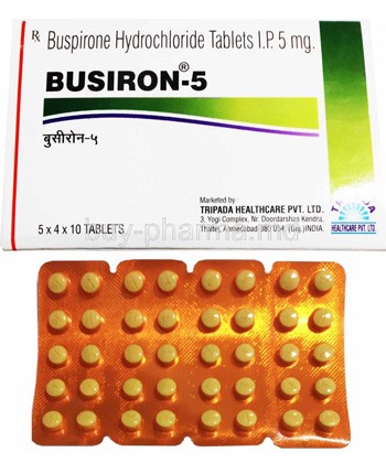 Packung Buspiron Tabletten frontansicht