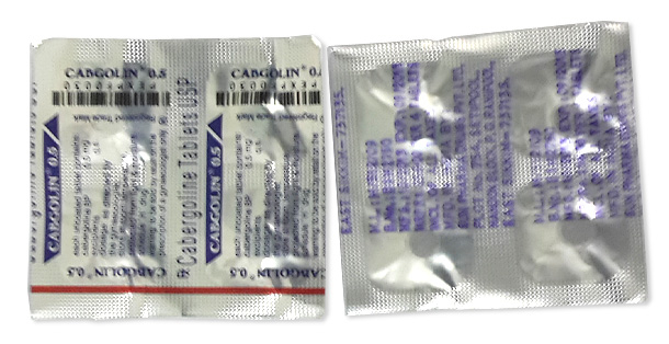 Dostinex Tablettenpackung Cabergoline
