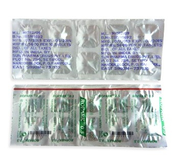 Packung Requip Ropinirol Tabletten