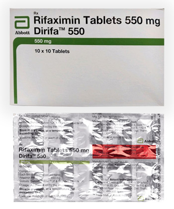 Packung Rifaximin Tabletten