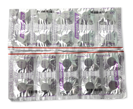 Packung Sinemet Tabletten